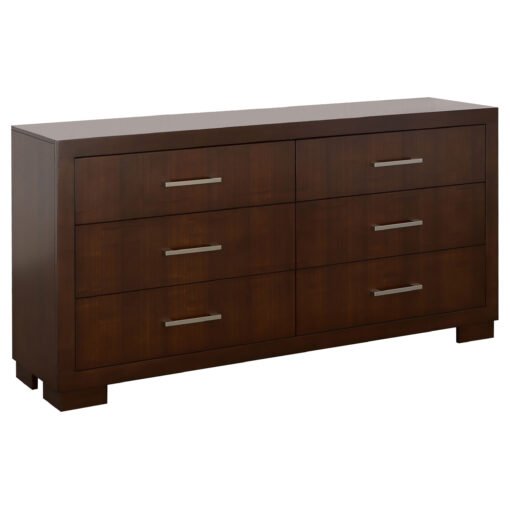 Jessica 6-drawer Dresser Cappuccino - Image 2