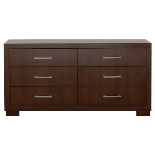 Jessica 6-drawer Dresser Cappuccino - Image 3