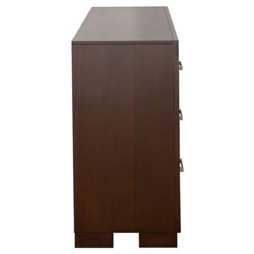 Jessica 6-drawer Dresser Cappuccino - Image 7