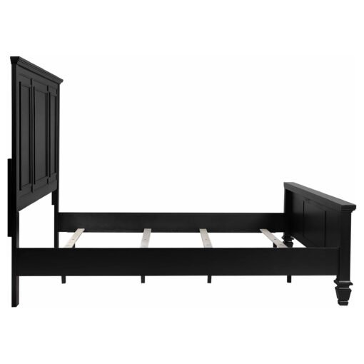Sandy Beach 63-inch Eastern King Wood Panel Bed Black - Image 6