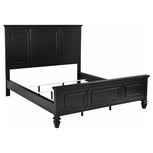 Sandy Beach 4-piece California King Bedroom Set Black Category: Bedroom Sets - Image 3