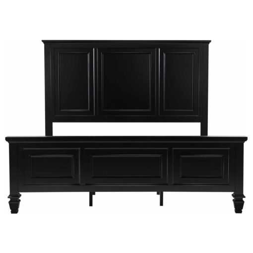 Sandy Beach 4-piece California King Bedroom Set Black Category: Bedroom Sets - Image 4