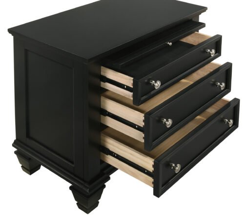 Sandy Beach 4-piece California King Bedroom Set Black Category: Bedroom Sets - Image 14
