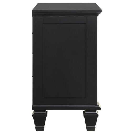 Sandy Beach 3-drawer Nightstand Black - Image 10