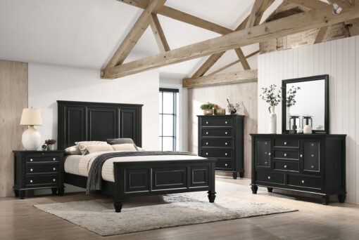 Sandy Beach 3-drawer Nightstand Black - Image 13