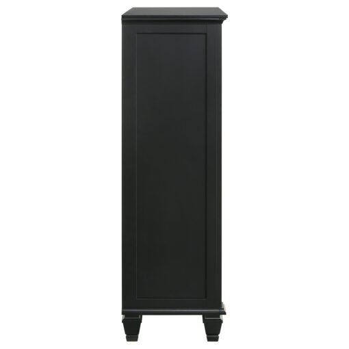 Sandy Beach 8-drawer Door Chest Black - Image 9