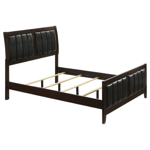 Carlton Wood Full Panel Bed Cappuccino - Image 2