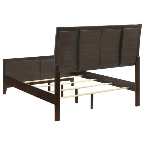 Carlton Wood Full Panel Bed Cappuccino - Image 5