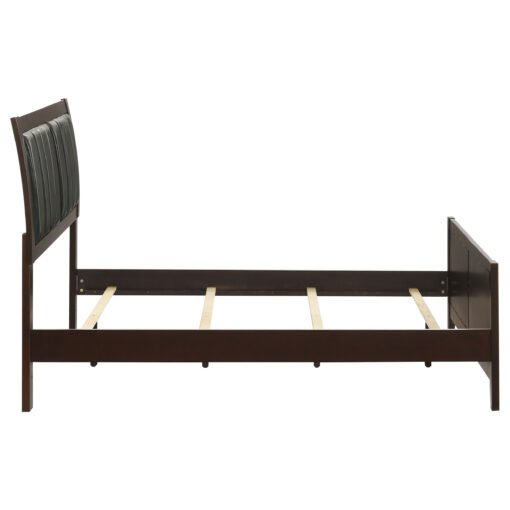 Carlton Wood Full Panel Bed Cappuccino - Image 6