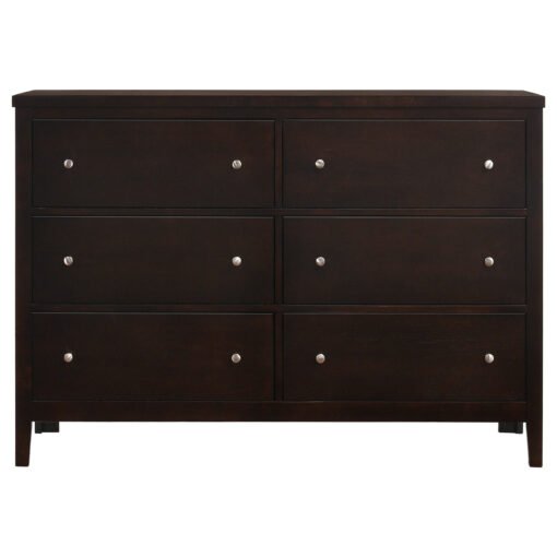 Carlton 4-piece Twin Bedroom Set Cappuccino - Image 9