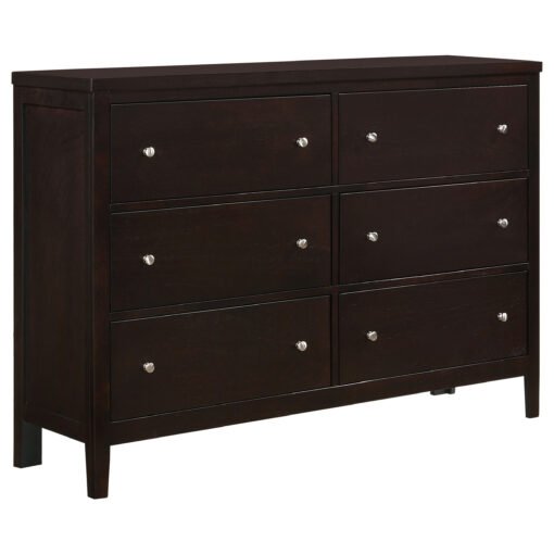Carlton 5-piece Twin Bedroom Set Cappuccino - Image 7