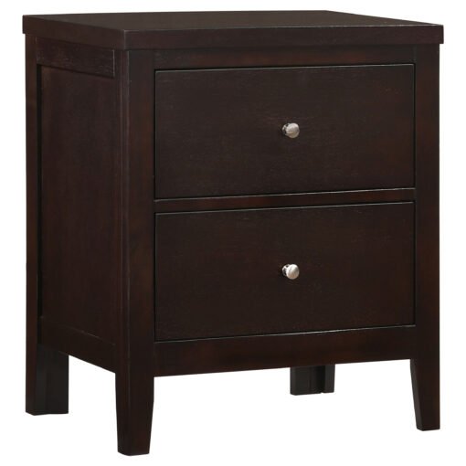 Carlton 2-drawer Nightstand Cappuccino - Image 2