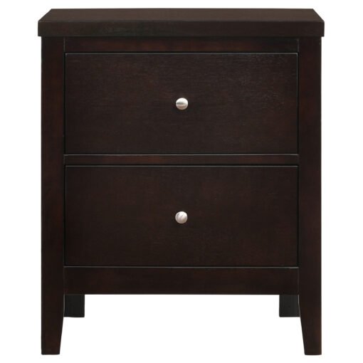 Carlton 2-drawer Nightstand Cappuccino - Image 3
