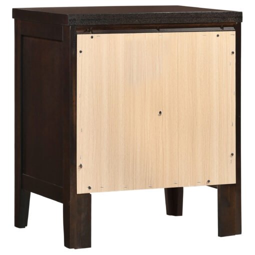 Carlton 2-drawer Nightstand Cappuccino - Image 6