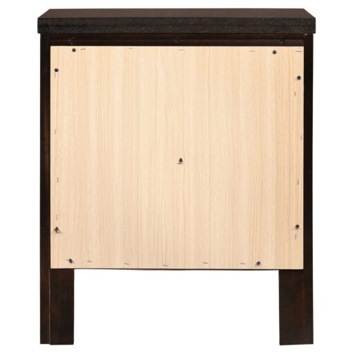 Carlton 2-drawer Nightstand Cappuccino - Image 7