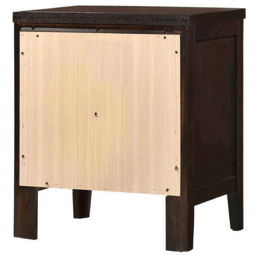 Carlton 2-drawer Nightstand Cappuccino - Image 8