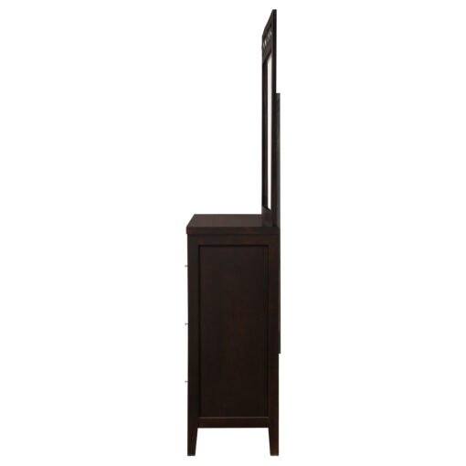 Carlton 6-drawer Dresser with Mirror Cappuccino - Image 5
