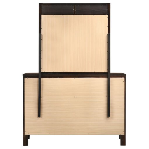 Carlton 6-drawer Dresser with Mirror Cappuccino - Image 7