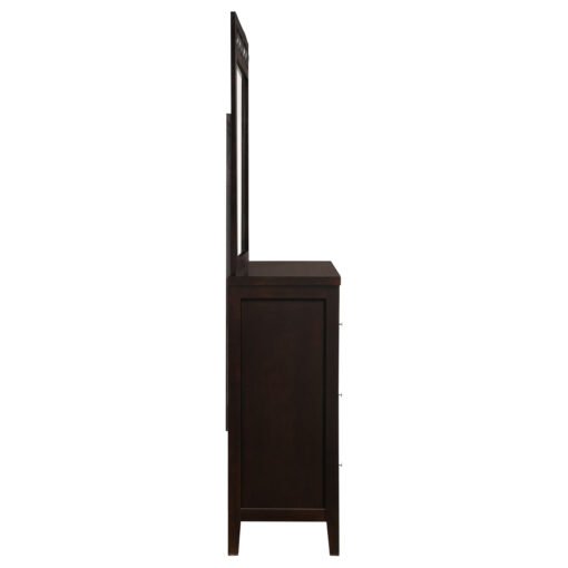 Carlton 6-drawer Dresser with Mirror Cappuccino - Image 9