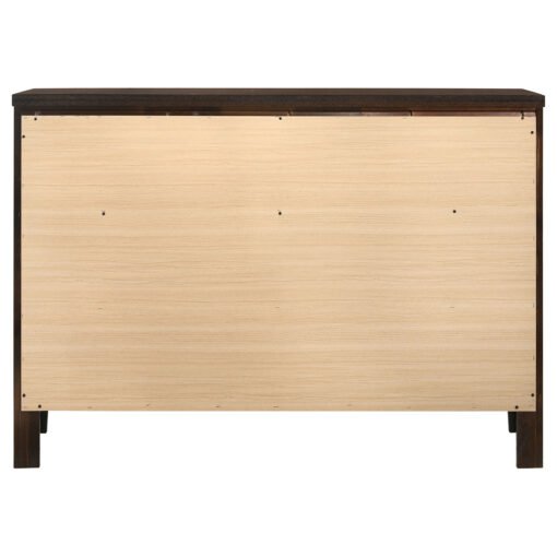 Carlton 6-drawer Dresser Cappuccino - Image 7