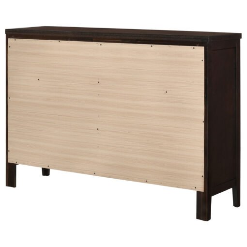 Carlton 6-drawer Dresser Cappuccino - Image 8