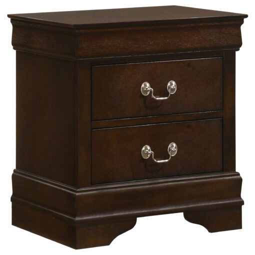 Louis Philippe 4-piece Full Bedroom Set Cappuccino - Image 5