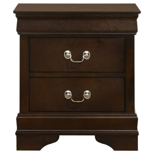 Louis Philippe 4-piece Full Bedroom Set Cappuccino - Image 6