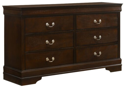 Louis Philippe 4-piece Eastern King Bedroom Set Cappuccino - Image 8