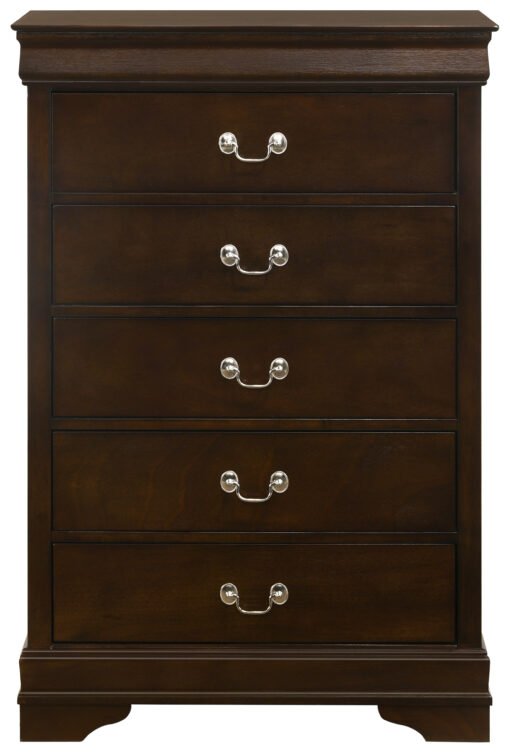Louis Philippe 5-piece Eastern King Bedroom Set Cappuccino - Image 14
