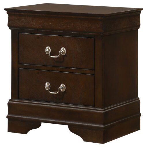 Louis Philippe 2-drawer Nightstand Cappuccino - Image 4