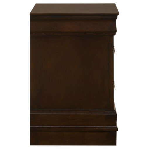 Louis Philippe 2-drawer Nightstand Cappuccino - Image 9