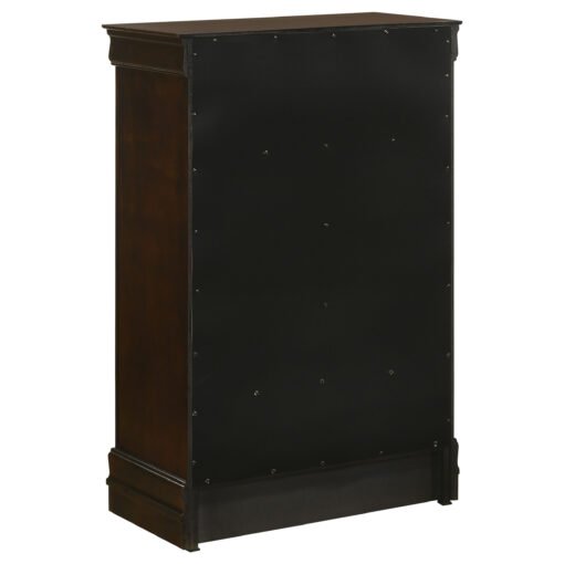 Louis Philippe 5-drawer Bedroom Chest Cappuccino - Image 6