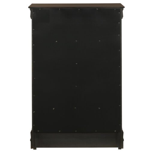 Louis Philippe 5-drawer Bedroom Chest Cappuccino - Image 7
