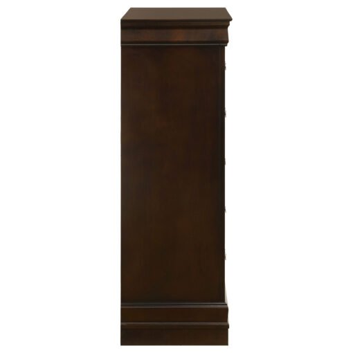 Louis Philippe 5-drawer Bedroom Chest Cappuccino - Image 9