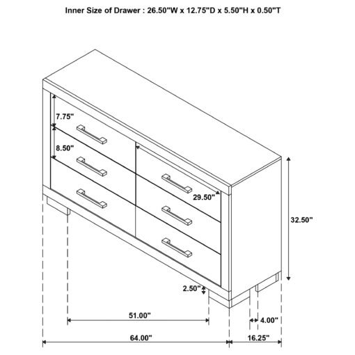 Jessica 4-piece Eastern King LED Bedroom Set Snow White - Image 16