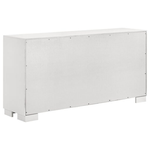 Jessica 6-piece Eastern King LED Bedroom Set Snow White - Image 8