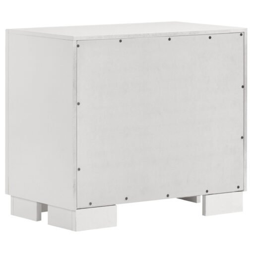 Jessica 2-drawer Nightstand Snow White - Image 6