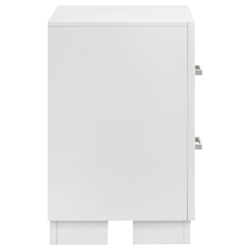 Jessica 2-drawer Nightstand Snow White - Image 9