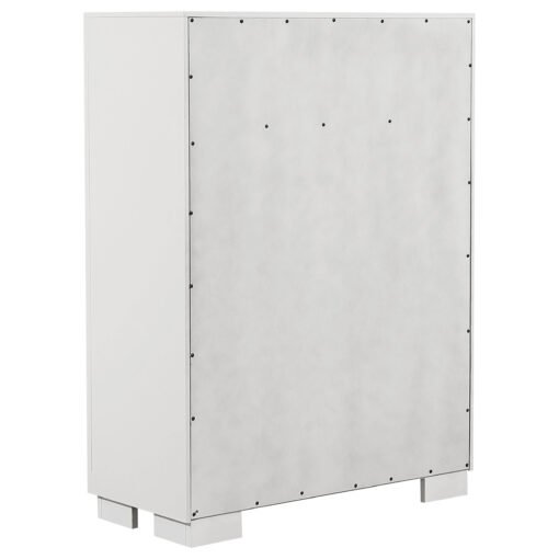 Jessica 5-drawer Bedroom Chest Snow White - Image 6