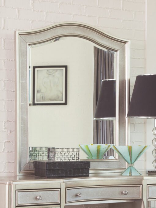 Bling Game Vanity Mirror Metallic Platinum - Image 3