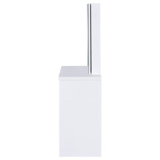 Harvey Vanity Set with Lift-Top Stool White - Image 7