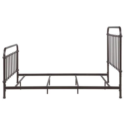 Livingston Metal Queen Open Frame Bed Dark Bronze - Image 5