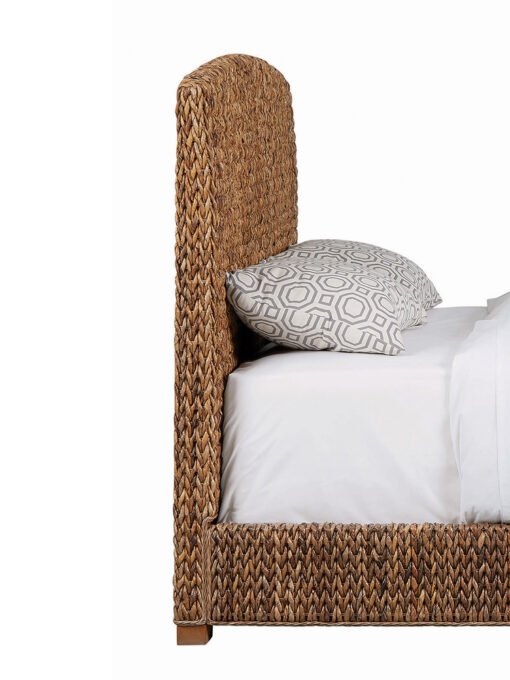 Laughton Woven Banana Leaf California King Headboard Amber - Image 4