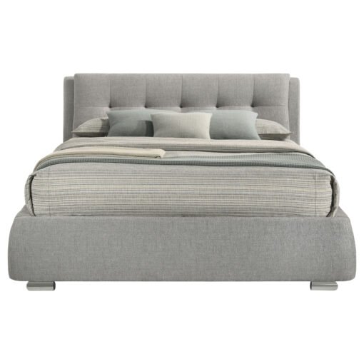 Fenbrook Upholstered Eastern King Storage Panel Bed Grey - Image 4