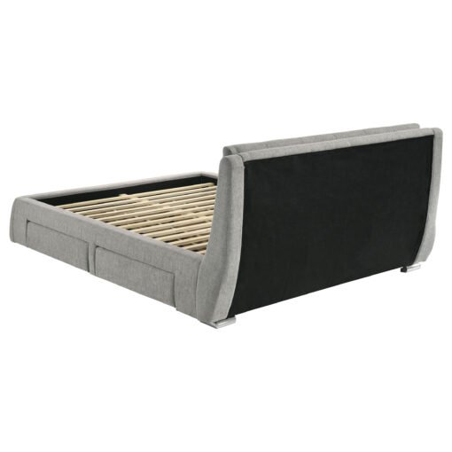 Fenbrook Upholstered Eastern King Storage Panel Bed Grey - Image 7
