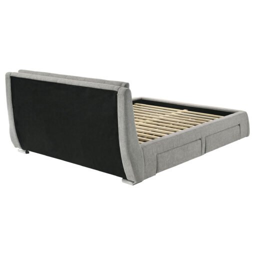 Fenbrook Upholstered Eastern King Storage Panel Bed Grey - Image 8