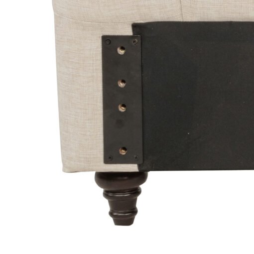 Devon 57-inch Upholstered Full Headboard Beige - Image 5