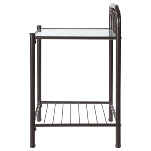 Livingston Metal 1-shelf Nightstand Dark Bronze - Image 5