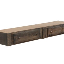Wrangle Hill 2-drawer Wood Under Bed Storage Gun Smoke