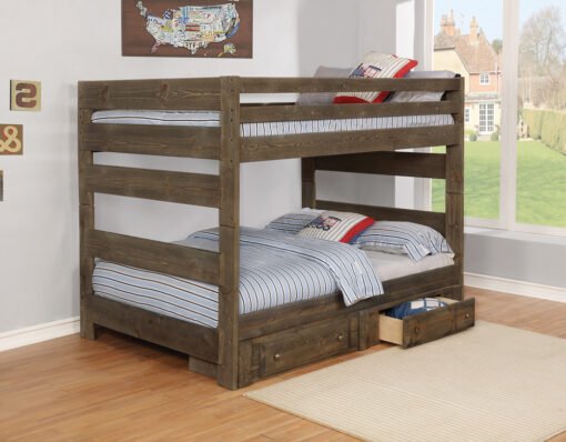 Wrangle Hill 2-drawer Wood Under Bed Storage Gun Smoke - Image 8